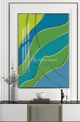 File gốc File tranh hiện đại pha lê gương KF101575 (trang trí) phòng làm việc