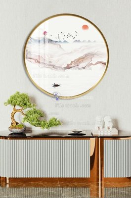 File gốc File tranh hiện đại pha lê gương KF101639 (PNG) nền trong suốt