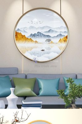 Tệp tin gốc File tranh hiện đại pha lê gương KF101680 (chất lượng cao) File tranh hiện đại pha lê gương KF101680