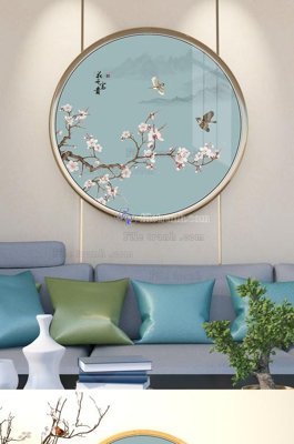 File gốc File tranh hiện đại pha lê gương KF101699 (phong cách) châu Âu