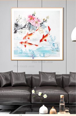 Download file File tranh hiện đại pha lê gương KF101709 (gốc) in mica đèn LED