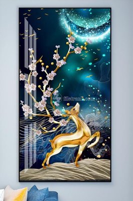 Download file gốc File tranh hiện đại pha lê gương KF101714 (dùng cho in ấn)