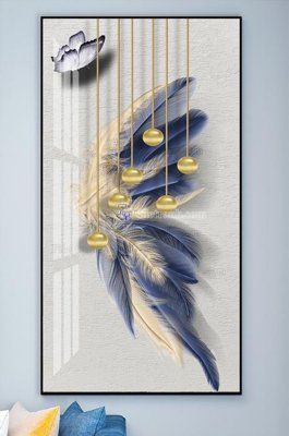 File tranh File tranh hiện đại pha lê gương KF101739 (bản gốc) in lụa 3D