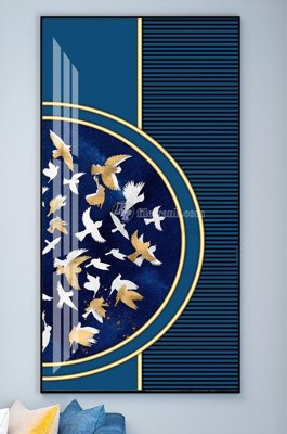 File tranh in trần File tranh hiện đại pha lê gương KF101781 (ảnh gốc siêu nét)