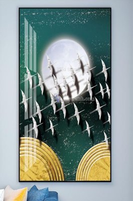 Cung cấp file tranh gốc File tranh hiện đại pha lê gương KF101790 độc quyền