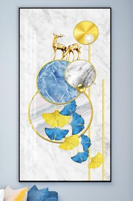 Ảnh gốc File tranh hiện đại pha lê gương KF101870 (độ nét cao) in tráng gương