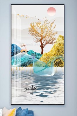 File tranh File tranh hiện đại pha lê gương KF101876 (gốc) chủ đề con người