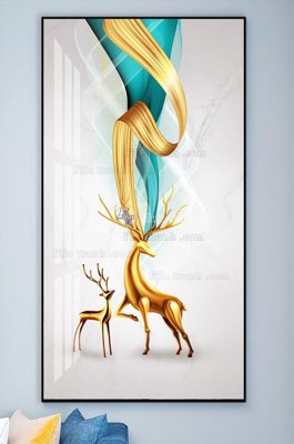 Tải file gốc File tranh hiện đại pha lê gương KF101904 (in bạt) quảng cáo