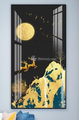 Tải file gốc File tranh hiện đại pha lê gương KF101932 (in khổ lớn) không vỡ