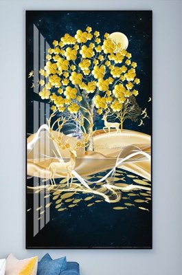 Download file gốc File tranh hiện đại pha lê gương KF101962 (in lụa) nghệ thuật