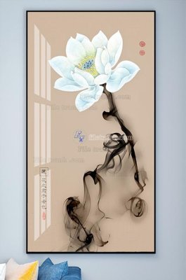 File PSD File tranh hiện đại pha lê gương KF101983 (bản gốc) độ phân giải cao