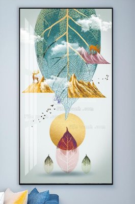 Chi tiết file gốc File tranh hiện đại pha lê gương KF102022 (cho in tráng gương)