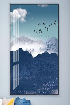 File PSD File tranh hiện đại pha lê gương KF102054 (bản gốc) dễ dàng edit