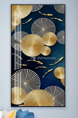 File tranh File tranh hiện đại pha lê gương KF102075 (gốc) chủ đề trẻ em