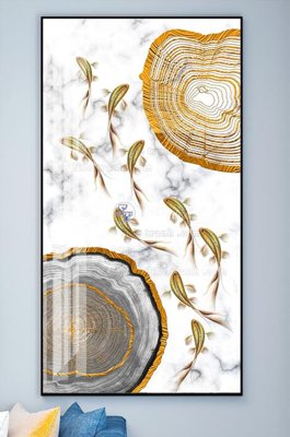 File in trần File tranh hiện đại pha lê gương KF102080 (file gốc) chủ đề vũ trụ