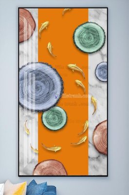 Ảnh gốc File tranh hiện đại pha lê gương KF102081 (độ nét cao) in tráng gương