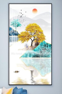 Tải file gốc File tranh hiện đại pha lê gương KF102102 (bản PSD) gốc