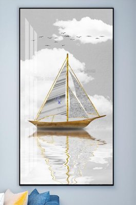 File gốc File tranh hiện đại pha lê gương KF102158 (in ấn) màu sắc trung thực