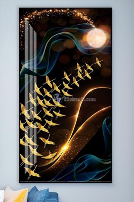 File gốc File tranh hiện đại pha lê gương KF102167 (cho in ấn) từ kho Filetranh