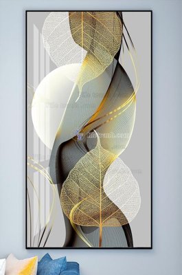 File tranh gốc File tranh hiện đại pha lê gương KF102169 (sắc nét từng chi tiết)