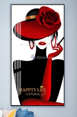 Tải file gốc File tranh hiện đại pha lê gương KF102183 (để in lụa)