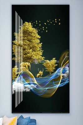 File tranh File tranh hiện đại pha lê gương KF102202 (file gốc) chuẩn màu in