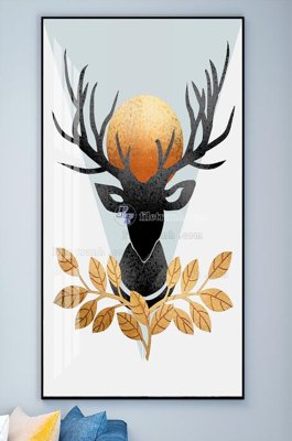 Tải file gốc in lụa File tranh hiện đại pha lê gương KF102209 siêu nét