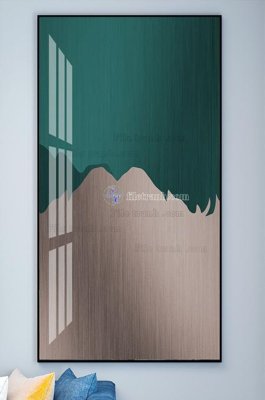 File in trần File tranh hiện đại pha lê gương KF102219 (bản gốc) bầu trời