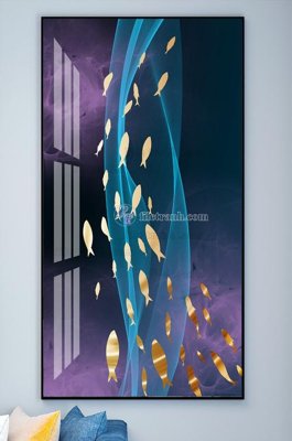 File gốc File tranh hiện đại pha lê gương KF102234 (trang trí) phòng trẻ em