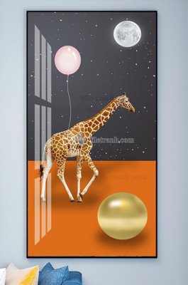 File tranh File tranh hiện đại pha lê gương KF102266 (ảnh gốc) chi tiết rõ ràng