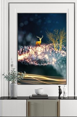 File tranh File tranh hiện đại pha lê gương KF102337 (gốc) in backlit film