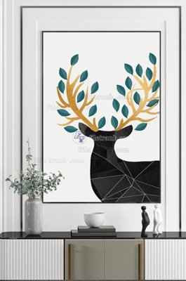 Tải file tranh gốc File tranh hiện đại pha lê gương KF102356 chất lượng cao