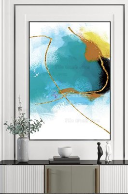 File gốc File tranh hiện đại pha lê gương KF102366 (dành cho quảng cáo)