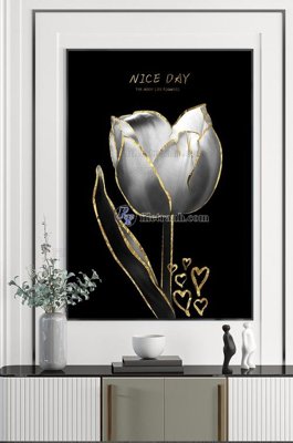 File ảnh File tranh hiện đại pha lê gương KF102402 (gốc) in PP, decal