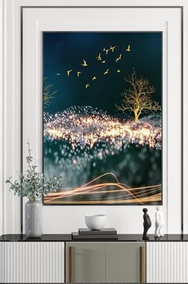 Mua file gốc File tranh hiện đại pha lê gương KF102410 (PSD) tại Filetranh.com