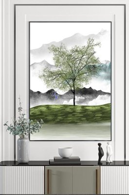 File in ấn File tranh hiện đại pha lê gương KF102414 (bản gốc) chất lượng cao