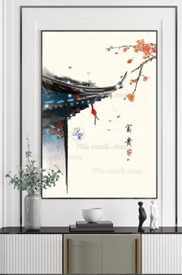 File tranh gốc File tranh hiện đại pha lê gương KF102458 (bản quyền) độc đáo