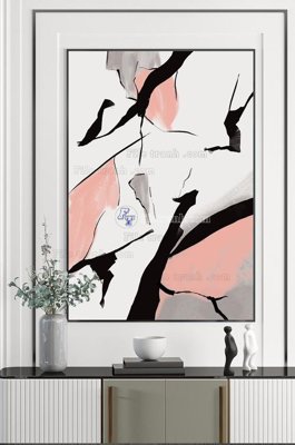 File tranh File tranh hiện đại pha lê gương KF102462 (gốc) phong cách tối giản