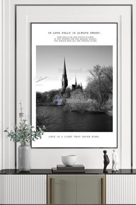 File in ấn File tranh hiện đại pha lê gương KF102468 (bản gốc) chất lượng cao