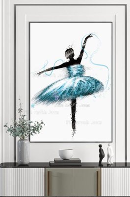 File PSD in ấn File tranh hiện đại pha lê gương KF102470 (chất lượng cao)