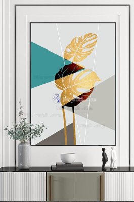 Download file tranh File tranh hiện đại pha lê gương KF102501 (file gốc PSD)