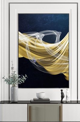 File gốc File tranh hiện đại pha lê gương KF102505 (in lụa) hoa văn cổ điển