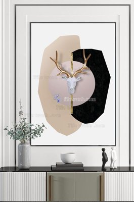 Tải file File tranh hiện đại pha lê gương KF102548 (ảnh gốc) in gạch 3D