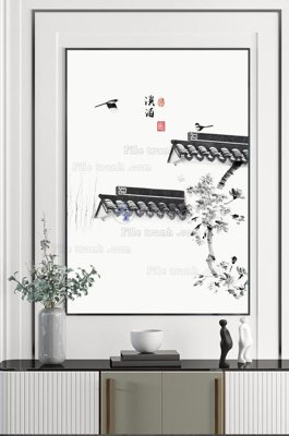 File tranh File tranh hiện đại pha lê gương KF102575 (file gốc) chủ đề phong thủy