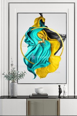 File gốc File tranh hiện đại pha lê gương KF102604 (cho in ấn) độc quyền