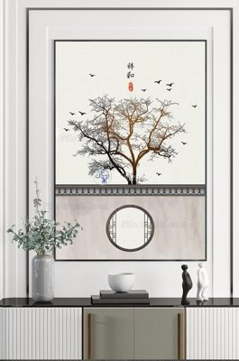 File in ấn File tranh hiện đại pha lê gương KF102605 (bản gốc) chất lượng cao