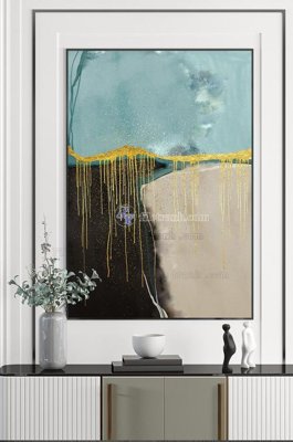 File gốc File tranh hiện đại pha lê gương KF102606 (in mica) làm bảng hiệu