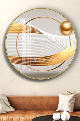 Download file gốc File tranh hiện đại pha lê gương KF102709 (in lụa) tranh 3D