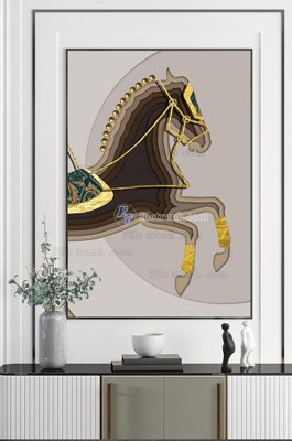 File in trần File tranh hiện đại pha lê gương KF102771 (bản gốc) đại dương