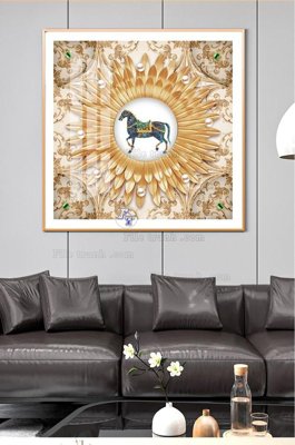 File tranh quảng cáo File tranh hiện đại pha lê gương KF102787 (download file gốc)